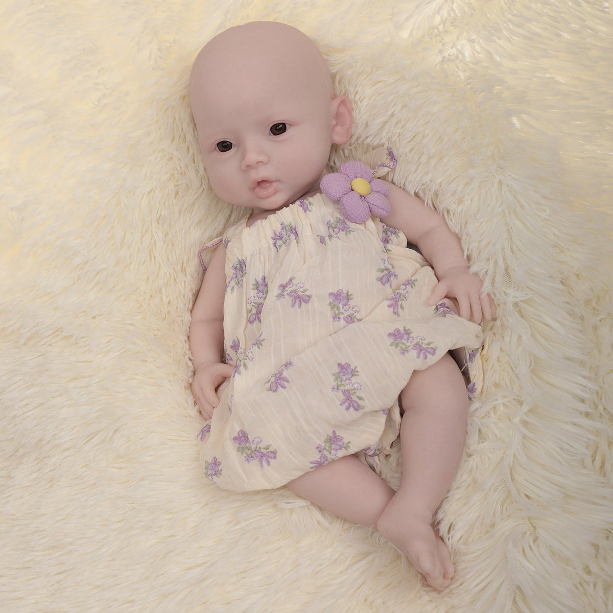 18.5-Inch Full-Body Silicone Reborn Girl Doll