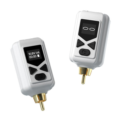 Mini Wireless Tattoo Power Supply Battery, RCA Charging Version, Compatible with Motor Tattoo Machines, Portable Power Bank