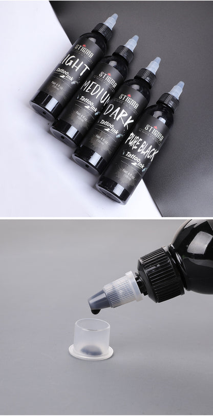 Tattoo Ink 120ml – Professional Black Tattoo Pigment for Lining & Shading