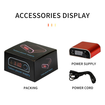 Aurora LCD Tattoo Power Supply – Digital Display Power Unit for Tattoo and Motor Machines