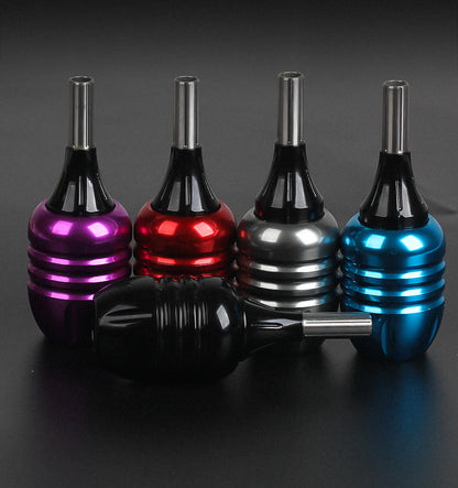 Adjustable 30mm Colored Aluminum Integrated Needle Tattoo Grip – Short Needle Compatible