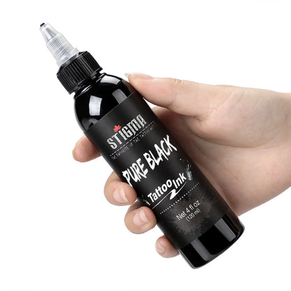 Tattoo Ink 120ml – Professional Black Tattoo Pigment for Lining & Shading