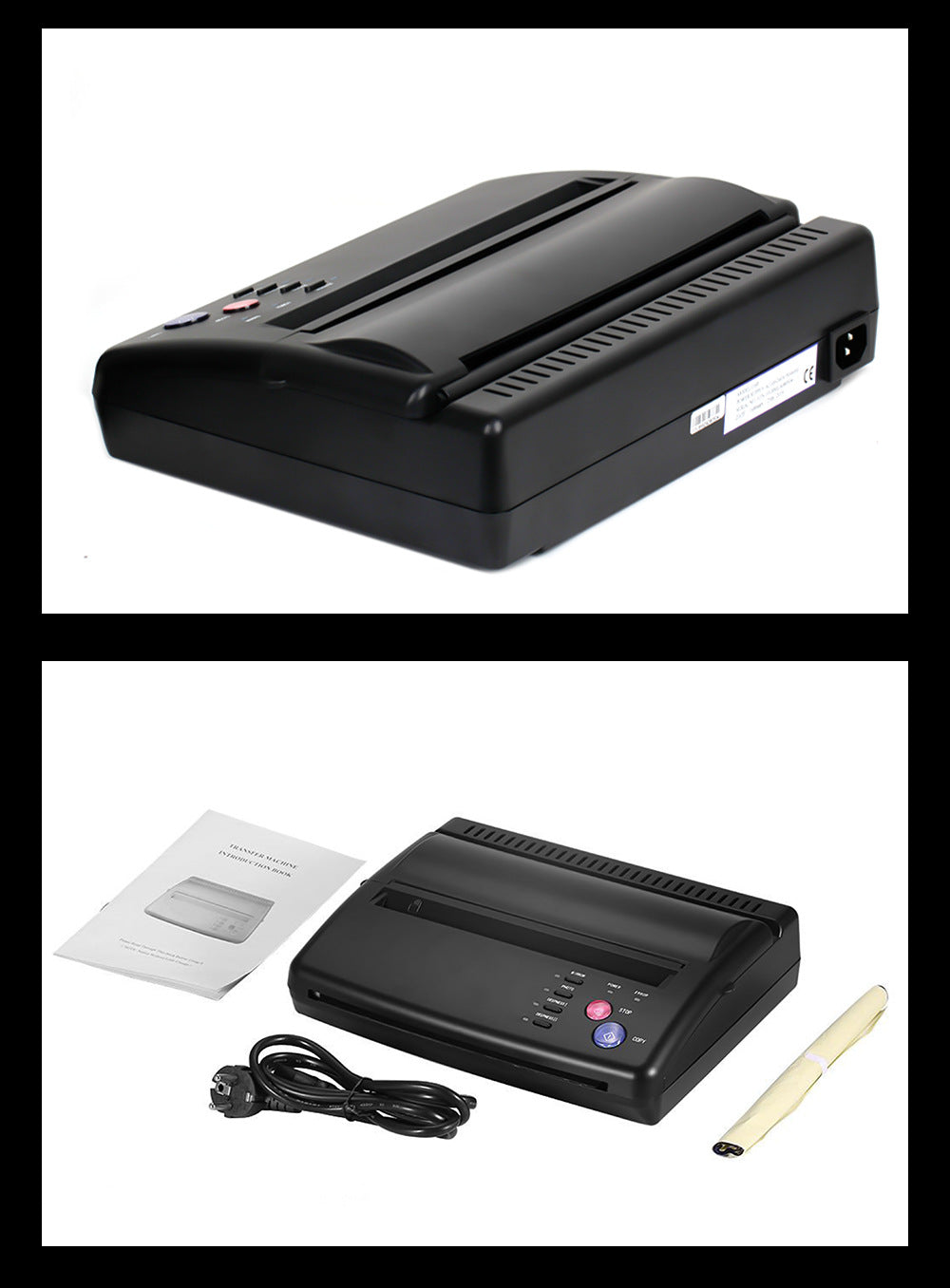 Mini Tattoo Transfer Machine – Thermal Copier with 1-Year Warranty