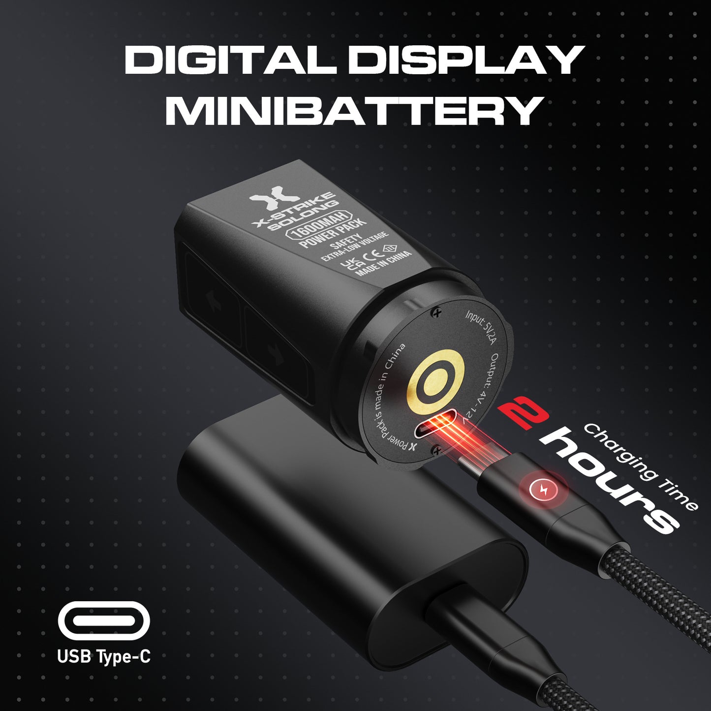 New Wireless Tattoo Pen Machine – Dual Battery Rechargeable All-in-One Tattoo Gun