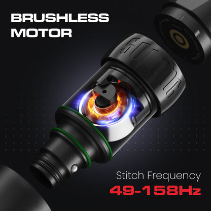 New Wireless Tattoo Pen Machine – Dual Battery Rechargeable All-in-One Tattoo Gun