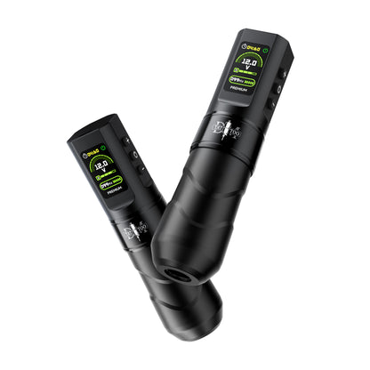 Wireless Tattoo Pen Kit with Color Screen Battery – All-in-One Rotary Tattoo Machine Set