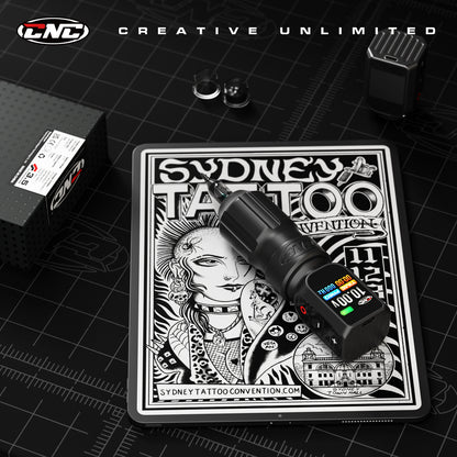Dual Battery Wireless Tattoo Machine – 4.0mm Stroke Hollow Cup Motor Pen