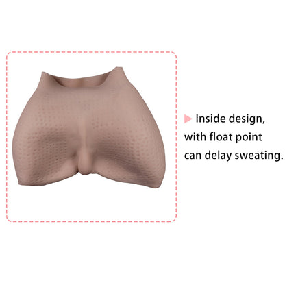 Veined Oil-Free Silicone Hip Enhancer Pants