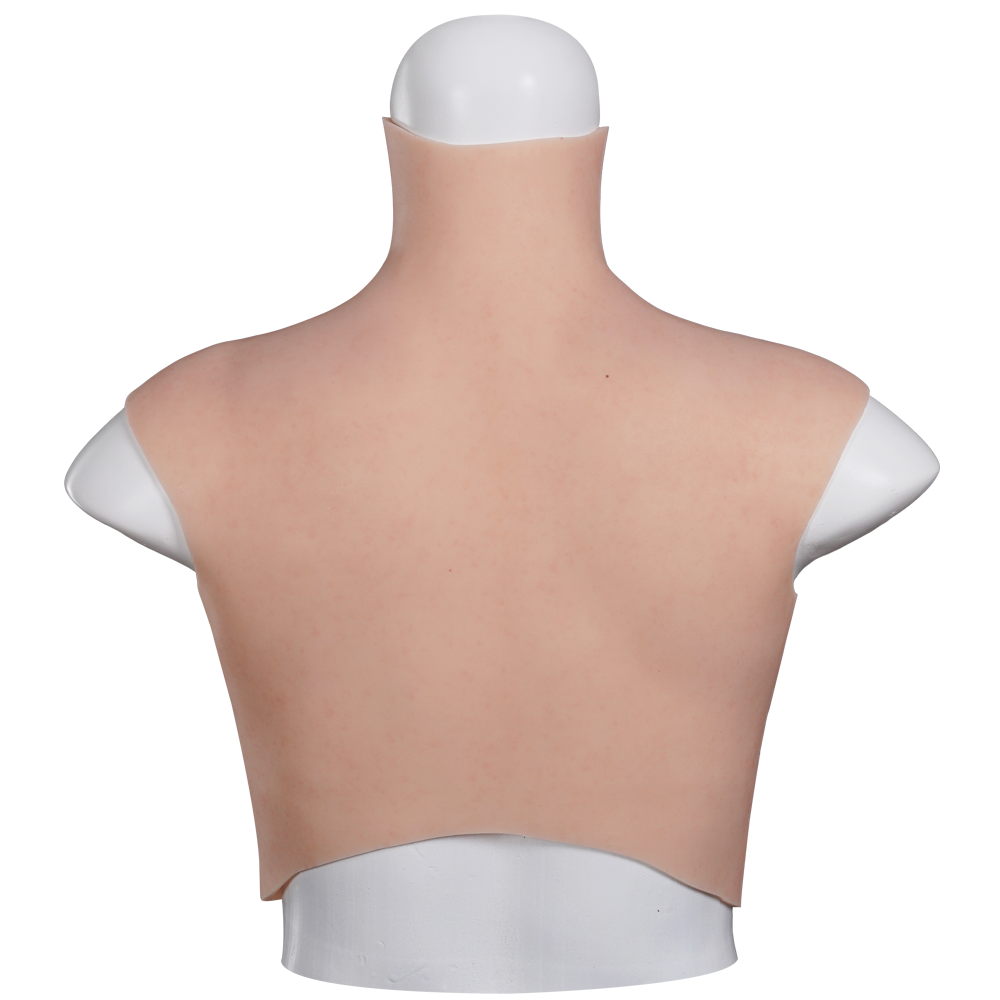 Oil-Free Silicone Breastplate with Air-Cushion Support — B–H Cup