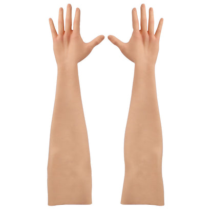 60cm Realistic Silicone Arm Gloves with Female Hands