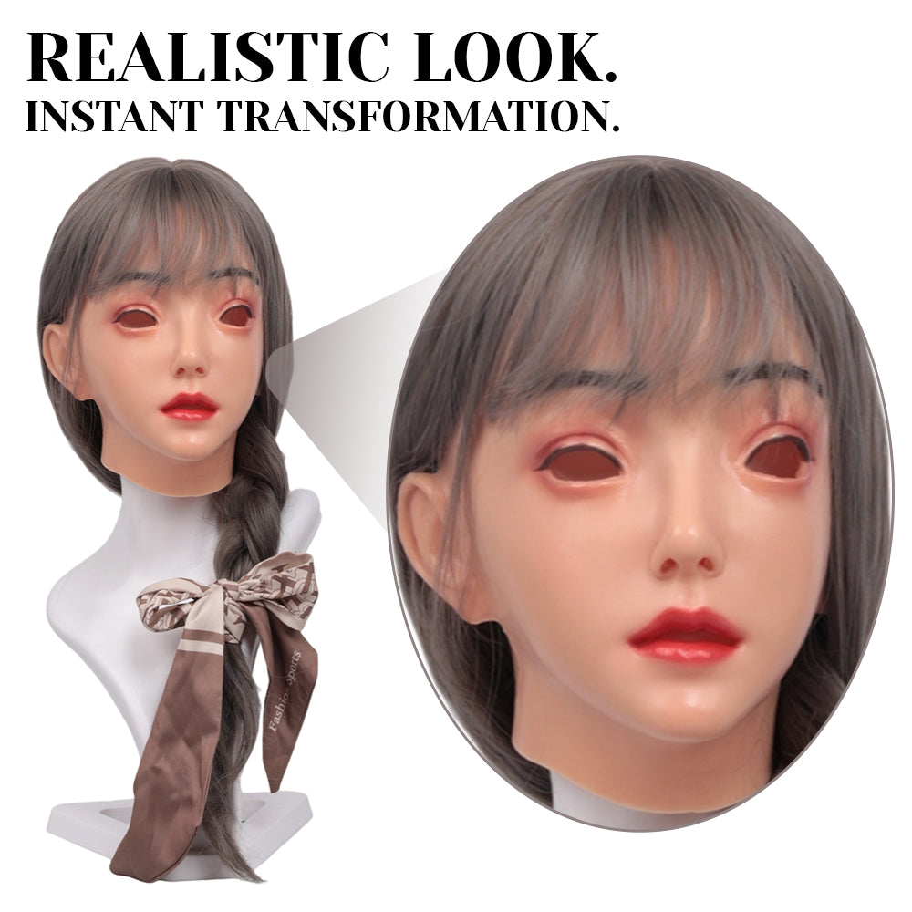 Emily Realistic Female Silicone Character Mask