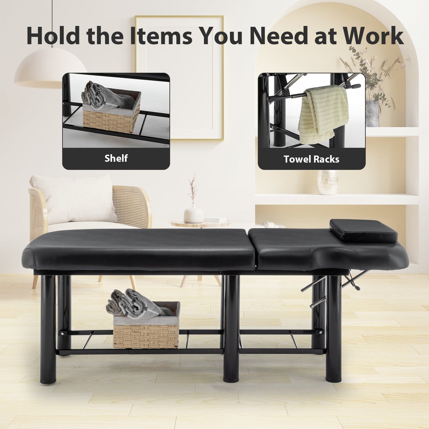 【USA】Removable Face Rest Tattoo Client Bed