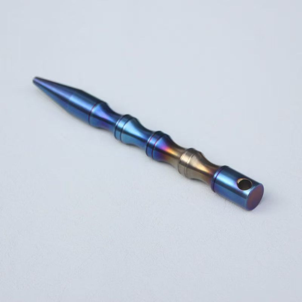 TC4 Titanium Kubotan Self Defense Keychain