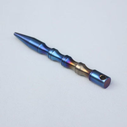 TC4 Titanium Kubotan Self Defense Keychain