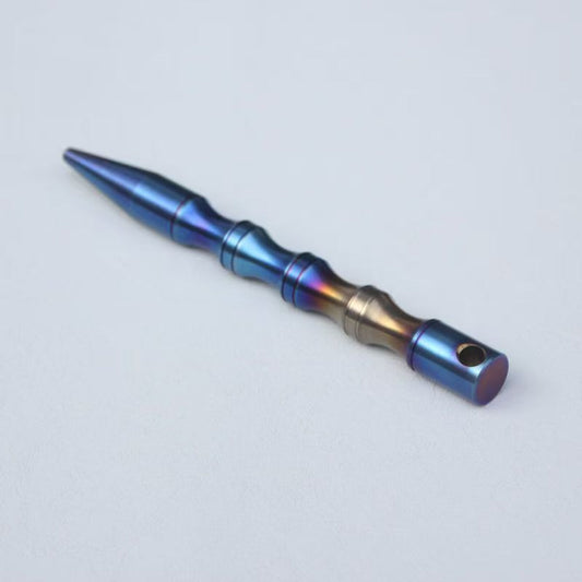 TC4 Titanium Kubotan Self Defense Keychain