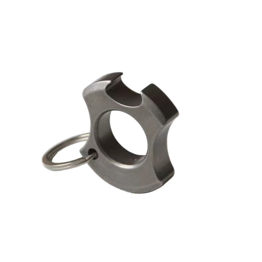 TC4 Titanium Single-Finger Self-Defense Bit – EDC Bottle Opener