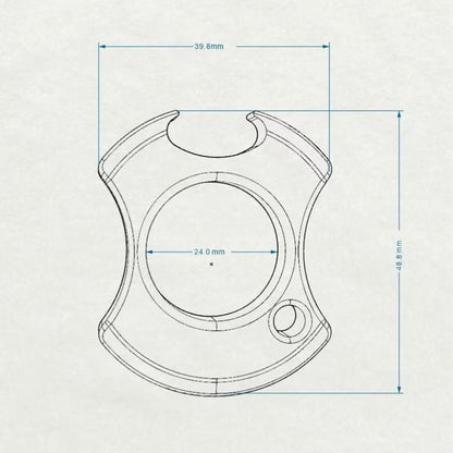 TC4 Titanium Single-Finger Self-Defense Bit – EDC Bottle Opener