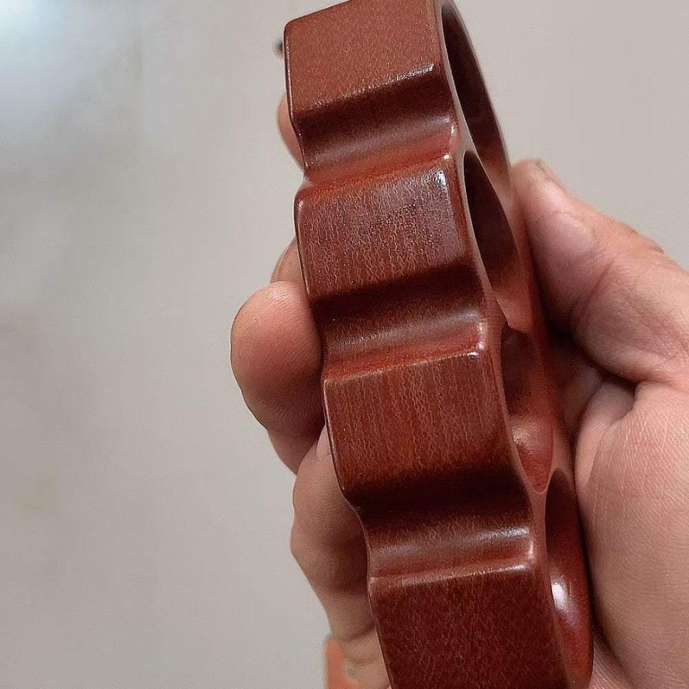 Smooth Polished EDC Self-Defense Tool-Bakelite Knuckle Duster