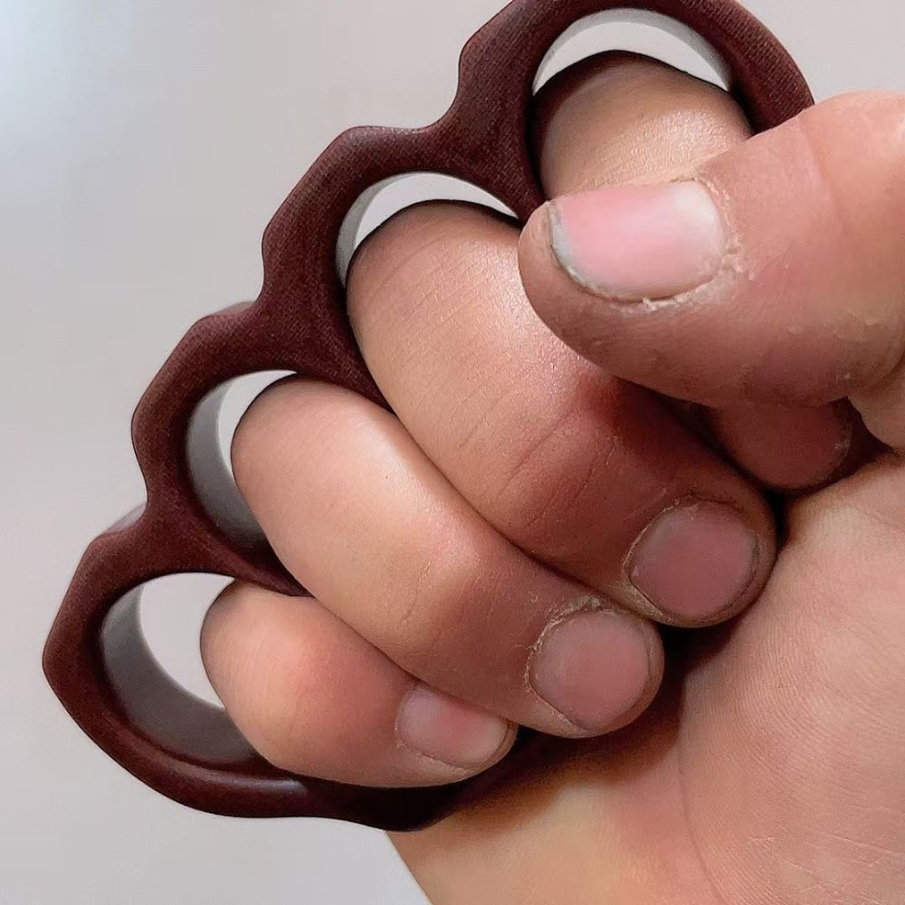 Smooth Polished EDC Self-Defense Tool-Bakelite Knuckle Duster