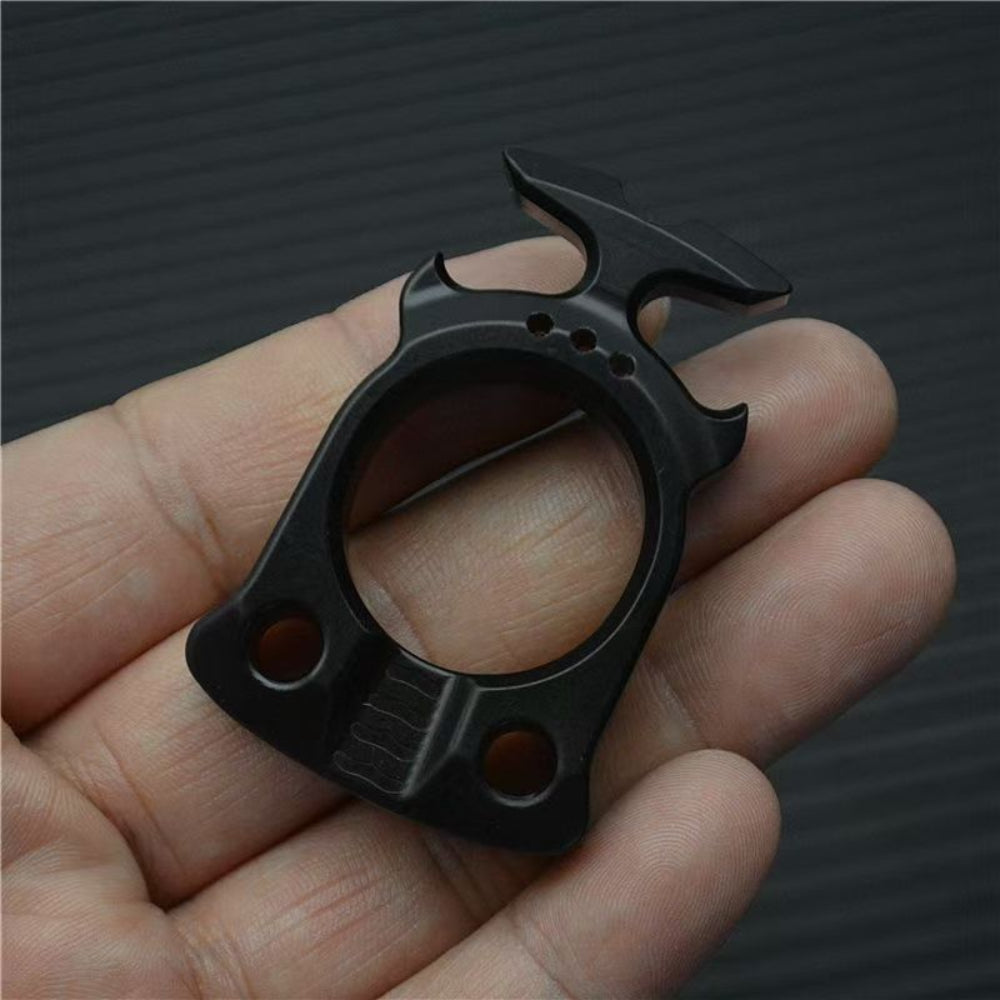 TC4 Titanium EDC Knuckle Tool with Glass Breaker & Bottle Opener