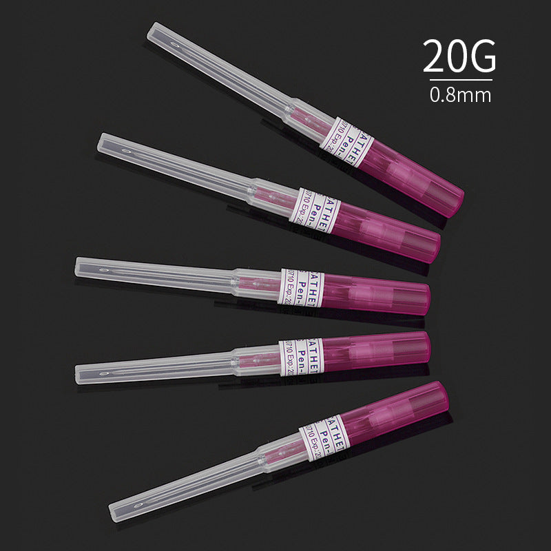 50PCS Disposable Piercing Needles with Catheter – Sterile Stainless Steel Body Piercing Tools