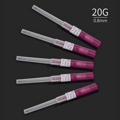 50PCS Disposable Piercing Needles with Catheter – Sterile Stainless Steel Body Piercing Tools