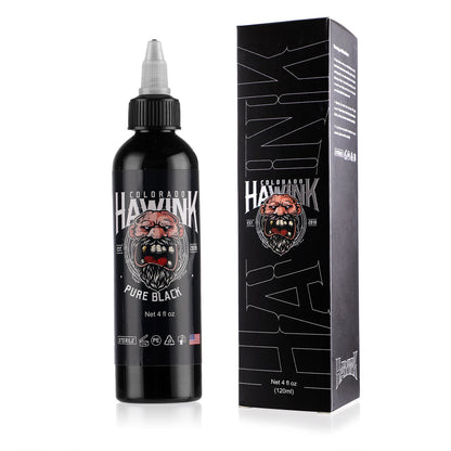 Black Tattoo Ink 120ml – Lining & Shading Tattoo Pigment