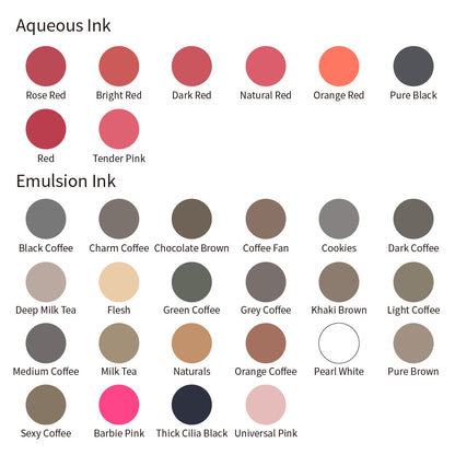 Glamour Princess Permanent Makeup Pigments 15ml – Color Ink for Eyebrow, Eyeliner & PMU
