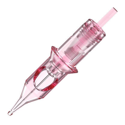 Pink Disposable PMU Cartridge Needles – Eyeliner, Eyebrow, Scalp & Tattoo Use (10pcs/Box)