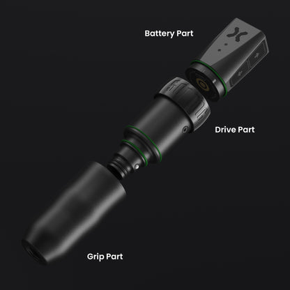 New Wireless Tattoo Pen Machine – Dual Battery Rechargeable All-in-One Tattoo Gun