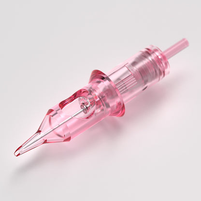 Pink Disposable PMU Cartridge Needles – Eyeliner, Eyebrow, Scalp & Tattoo Use (10pcs/Box)