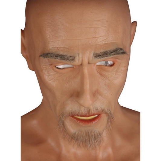 Realistic Male Full-Head Silicone Character Hood