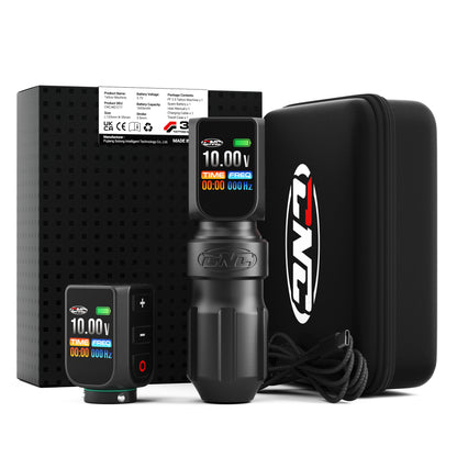Dual Battery Wireless Tattoo Machine – 4.0mm Stroke Hollow Cup Motor Pen