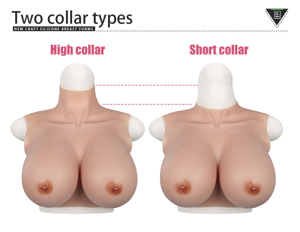 Versatile Silicone Breastplate — A–H Cup, Two Necklines