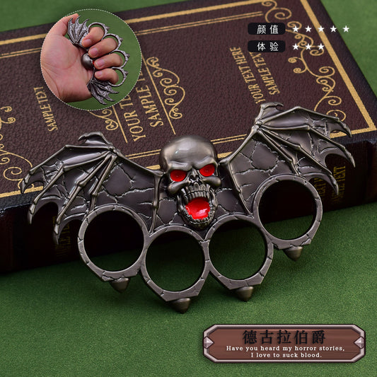 Bat Knuckle Duster Broken Window Gear Decoration