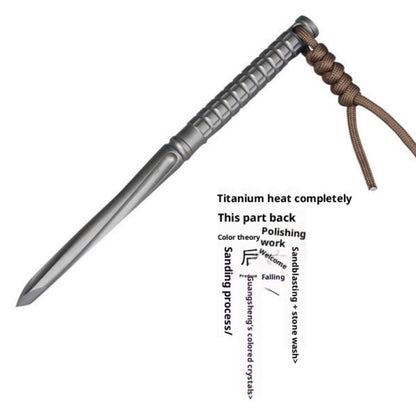 Titanium TC21 Tactical Dagger - EDC Self-Defense Tool