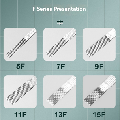 Disposable Flat Shader Tattoo Needles – Large Fogging Type, Box of 50