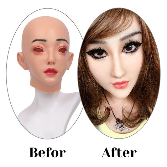 Emily Realistic Female Silicone Character Mask