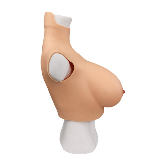 Lightweight Silicone Breastplate — B–H Cup