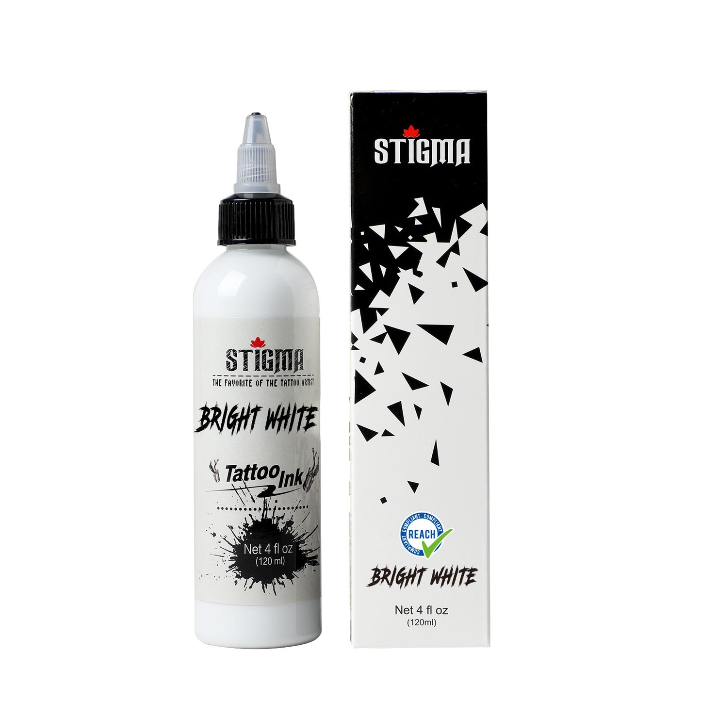 White Tattoo Ink – 120ml Professional Tattoo Pigment for Shading & Highlights
