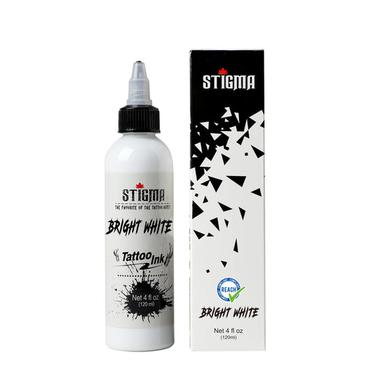 White Tattoo Ink – 120ml Professional Tattoo Pigment for Shading & Highlights