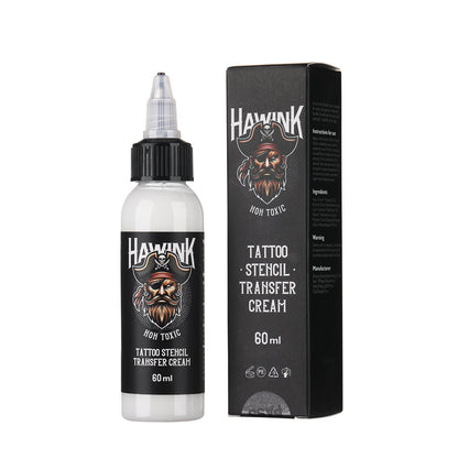 "Tattoo Transfer Gel 60ml – Clear, Smudge-Resistant Stencil Transfer Cream for Precise Tattoo Outlines