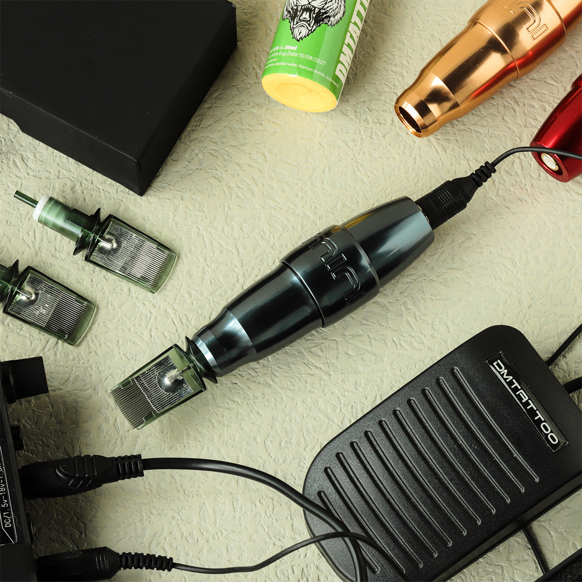 Mini Tattoo Pen Machine – All-in-One Rotary Liner & Shader for Tattooing and PMU