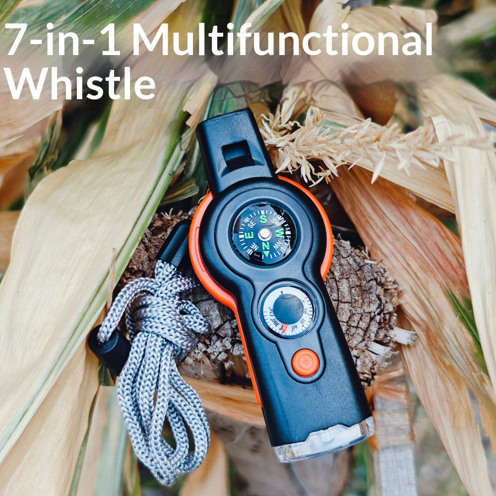 7-in-1 Outdoor Emergency Survival Whistle