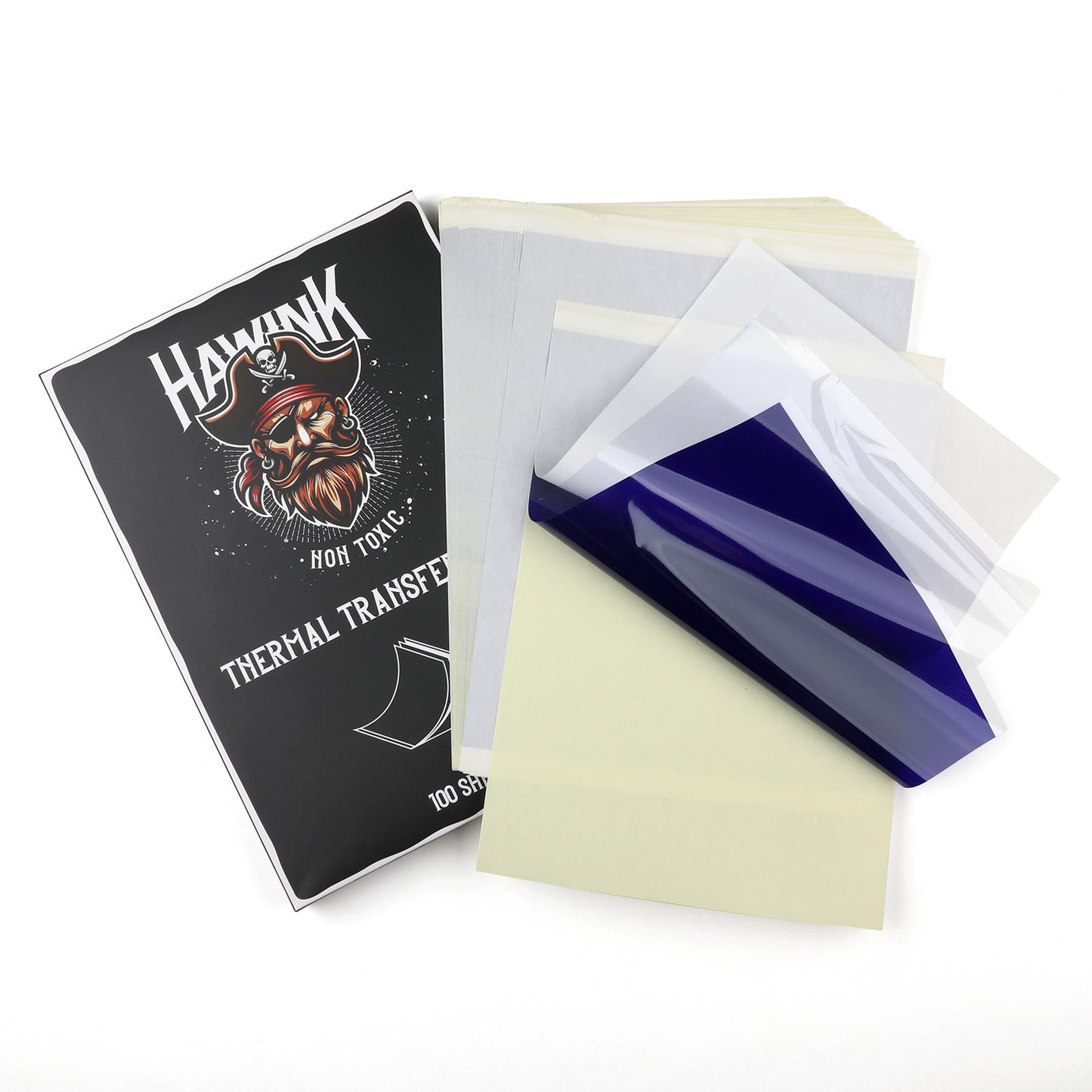 Professional Tattoo Transfer Paper – 100 Sheets Thermal Stencil Paper