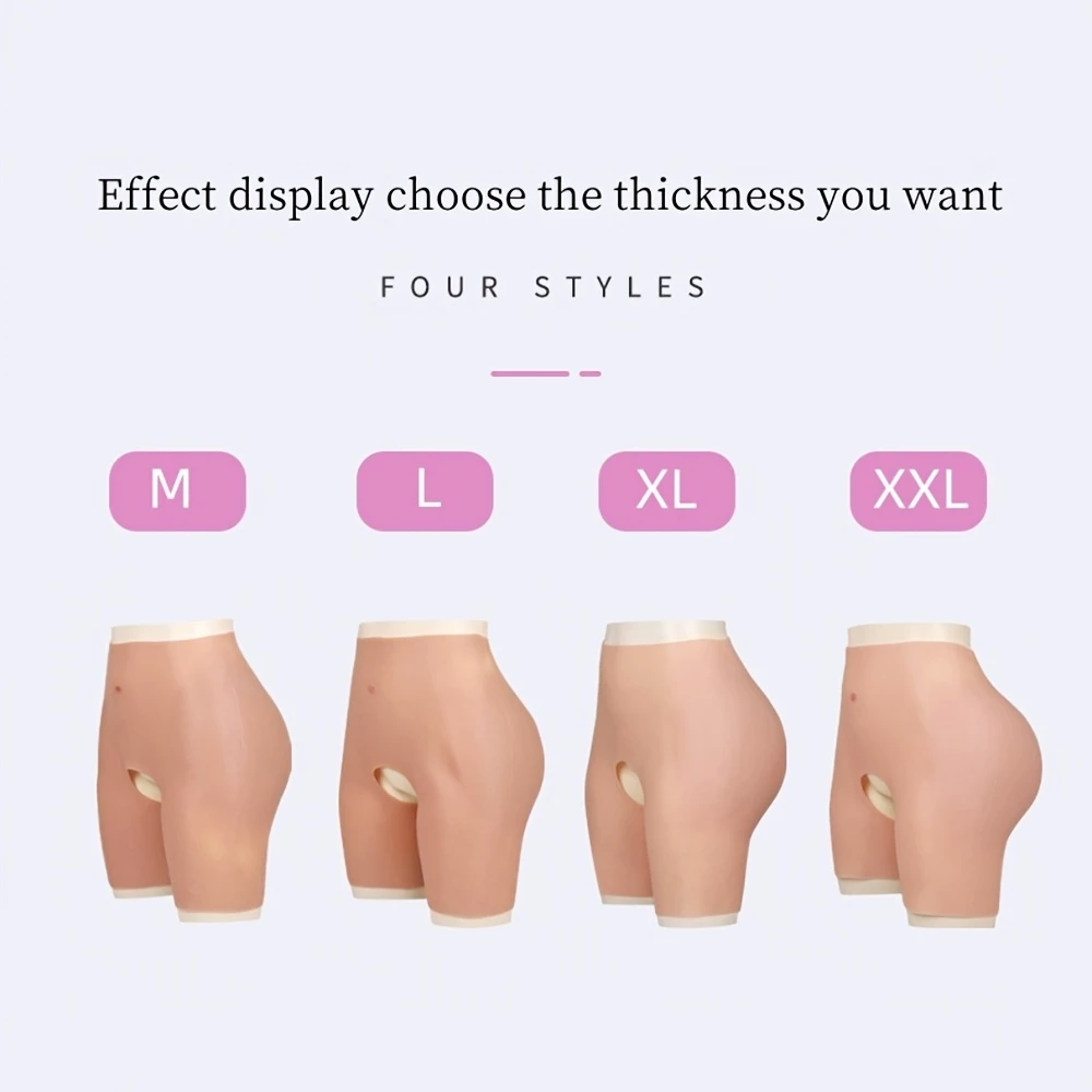 Plump-Hip Silicone Shaping Panty — M–2XL