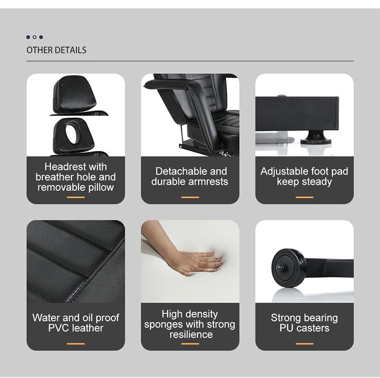 【USA】TA-TC-04 Pro Tattoo Studio Soul Hydraulic Client Chair