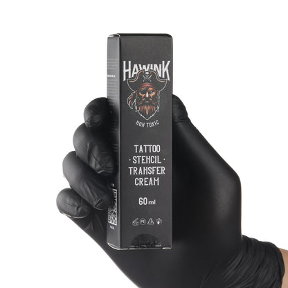 "Tattoo Transfer Gel 60ml – Clear, Smudge-Resistant Stencil Transfer Cream for Precise Tattoo Outlines