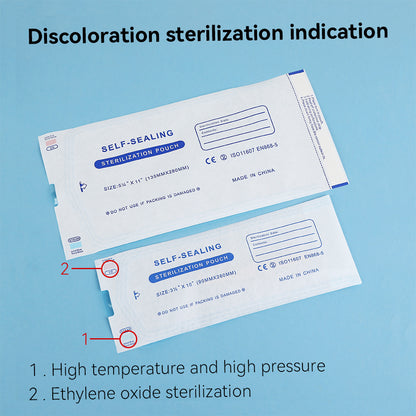 Self-Sealing Sterilization Pouches – Disposable Medical-Grade Bags for Tattoo, PMU, Dental, Nail Tools
