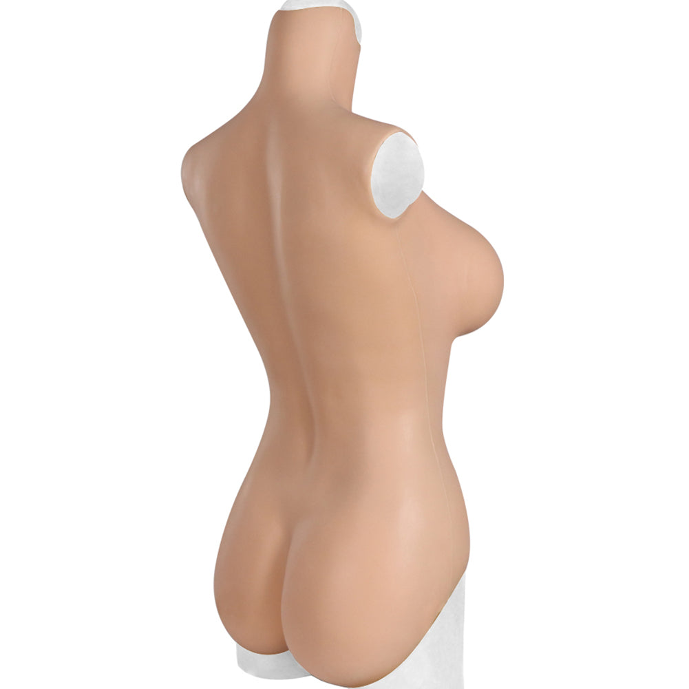 Full-Body Silicone Bodysuit with Breast Forms